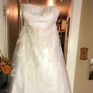 Plus size wessing gown